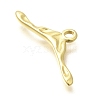 Rack Plating Brass Toggle Clasps KK-M309-45G-4