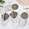 SUPERFINDINGS 4Pcs 2 Styles Fashionable Tassel Epaulettes AJEW-FH0003-89-4