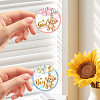 Flat Round Self-Adhesive Stickers DIY-WH0928-002-3