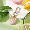 Acrylic Strawberry Pendant Decorations HJEW-JM02392-2