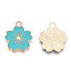 Alloy Enamel Pendants X-ENAM-S121-115G-2