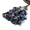 Natural Lapis Lazuli Chip Tree of Life Pendants Decoration G-F733-06F-3