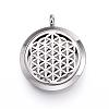 316 Surgical Stainless Steel Diffuser Locket Pendants STAS-P102-095-1