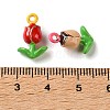 Alloy Enamel Pendants AL-CBAEAA8-01-3