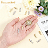 12Pcs 2 Colors Rack Plating Brass Pendants KK-BC0015-86-3