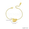 Stainless Steel Curb Chain Link Bracelets for Women OT1319-1-1