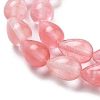 Cherry Quartz Glass Beads Strands G-B106-A01-01-4