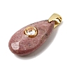 Natural Rhodonite Pendants G-C282-02F-2