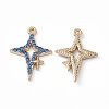 Alloy Rhinestone Pendants PALLOY-P287-08LG-03-1