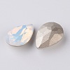 Faceted Teardrop K9 Glass Rhinestone Cabochons X-RGLA-I001-10x7mm-031-2