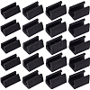 Gorgecraft 40Pcs 4 Style Plastic Non-slip U Shaped Chair Foot Protectors KY-GF0001-37A-1