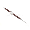 PU Leather Cord Bracelet Making AJEW-TAC0034-02A-1