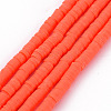 Handmade Polymer Clay Bead Strands CLAY-T002-4mm-44-1