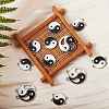 15 Sets Alloy Enamel Split Pendants ENAM-SZ0002-43-5