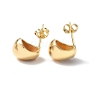 Brass Stud Earring Findings KK-B063-16G-2