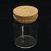 Glass Jar Glass Bead Containers X-CON-E007-70x47mm-1