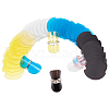 40Pcs 4 Colors Plastic Jewelry Ring Display Planks KY-PH0001-47-1