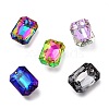 Glass Rhinestone Pendants RGLA-A024-E02-M1-1