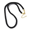 5MM Nylon Twisted Cord Necklace Making FIND-G096-01G-19-1