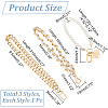 WADORN 3Pcs 3 Style Wrist Phone Case Pendant Decoration & Wristlet Bag Straps AJEW-WR0001-91A-2