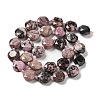 Natural Rhodonite Beads Strands G-NH0004-025-3