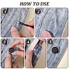 40Sets 2 Colors Alloy Enamel Buttons BUTT-GF0004-28-6