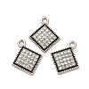 Alloy Rhinestone Pendants ALRI-M019-02AS-3