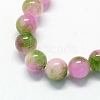 Natural Dyed Persian Jade Gemstone Bead Strands X-G-R271-8mm-XP25-2