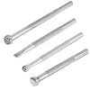 4Pcs 4 Styles DIY Alloy Leathercraft Stamps FIND-BBC0004-37-1
