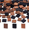   90Pcs 3 Colors Wood Pendants WOOD-PH0002-26-1