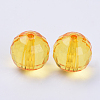 Transparent Acrylic Beads TACR-Q254-22mm-V24-2