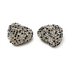 Sparkling Acrylic Heart Beads with Rhinestone Embellishment LS-OACR-NH0001-02B-06-2