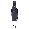 Medieval PU Leather Waist Belt Pouches with Alloy Rivets AJEW-WH0678-30B-1