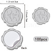 CRASPIRE Adhesive Wax Seal Stickers DIY-CP0009-53B-06-2