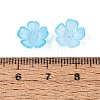 Transparent Plastic Bead Caps KY-Q005-02A-04-4