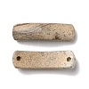 Natural Mixed Stone Connector Charms G-D460-02-3