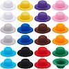  24Pcs 12 Colors Flannelette Doll Hat FIND-NB0001-84-1