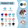 Pointed Back Glass Rhinestone Cabochons RGLA-YS0001-04C-4
