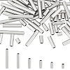 Unicraftale 72Pcs 6 Style 304 Stainless Steel Tube Beads STAS-UN0053-13-1