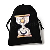 Rectangle Printed Velvet Cloth Packing Pouches ABAG-U006-03D-3