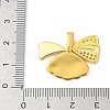 Brass Micro Pave Cubic Zirconia Acrylic Pendants KK-D291-10G-3