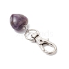 Natural Amethyst Pendant Decorations HJEW-JM02908-04-4