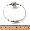 304 Stainless Steel Hinged Enamel Bangles for Women BJEW-F474-43P-5