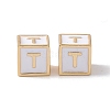 Rack Plating Brass Enamel Beads KK-B060-04G-04T-2