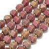 Natural Rhodonite Beads Strands G-I376-A32-01-1