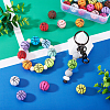 30Pcs Sport Theme Resin Rhinestone Beads RESI-TA0003-96C-7