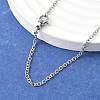 Tarnish Resistant 304 Stainless Steel Cable Chain Necklaces STAS-O037-120P-1