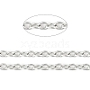 Tarnish Resistant 304 Stainless Steel Cable Chains CHS-F001-03P-1