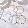 Glass Beaded Stretch Bracelets BJEW-JB11444-1