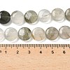 Natural Green Rutilated Quartz Beads Strands G-F790-H01-03-5